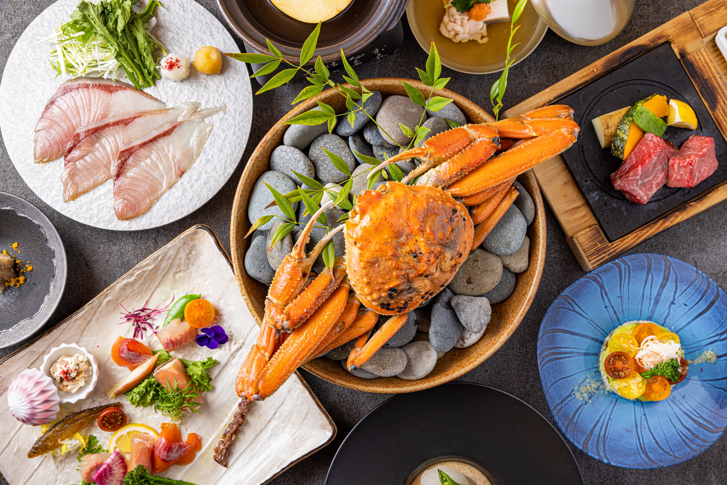 ある冬の安曇野彩り会席