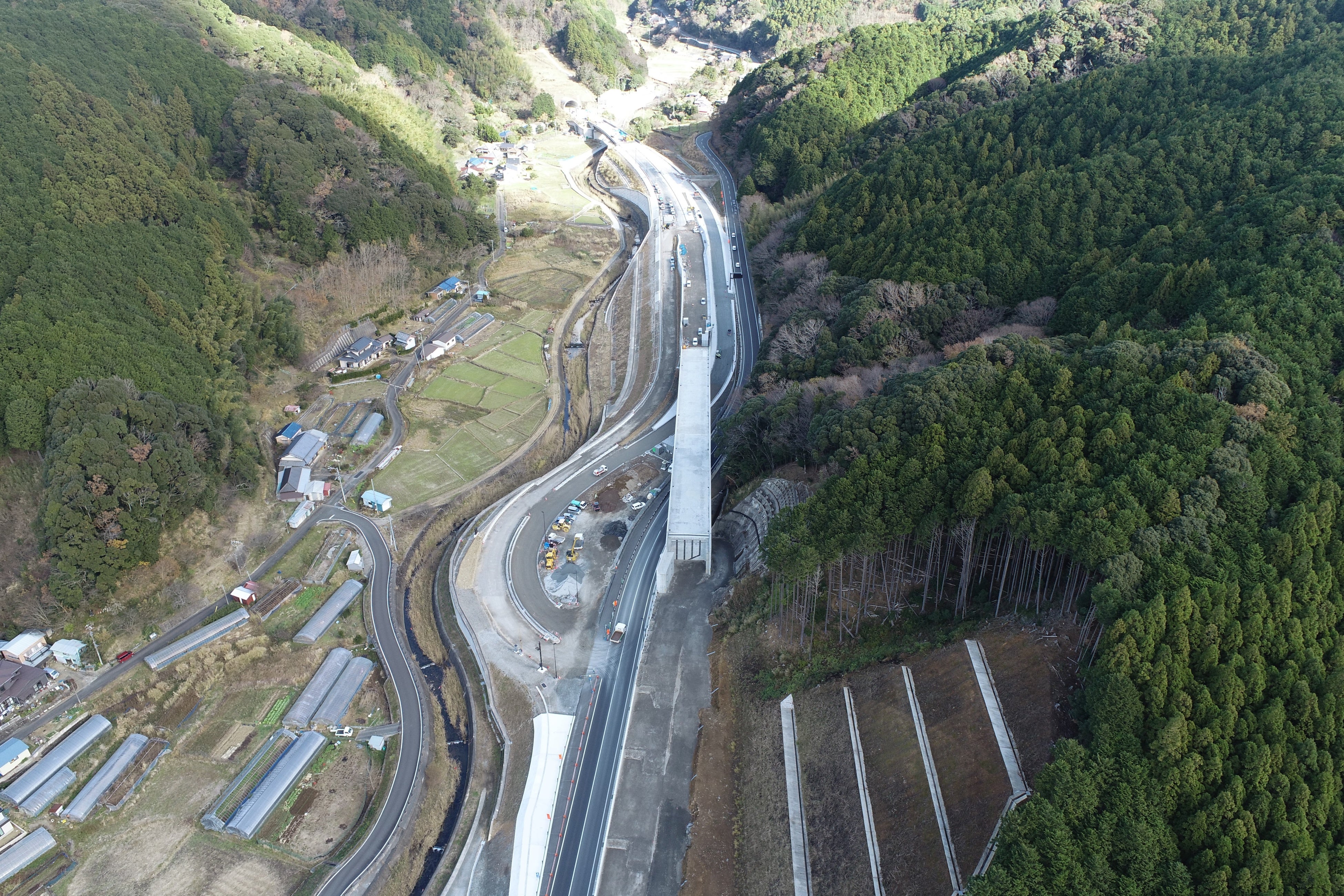 河津逆川ＩＣ付近　※2022年12月撮影