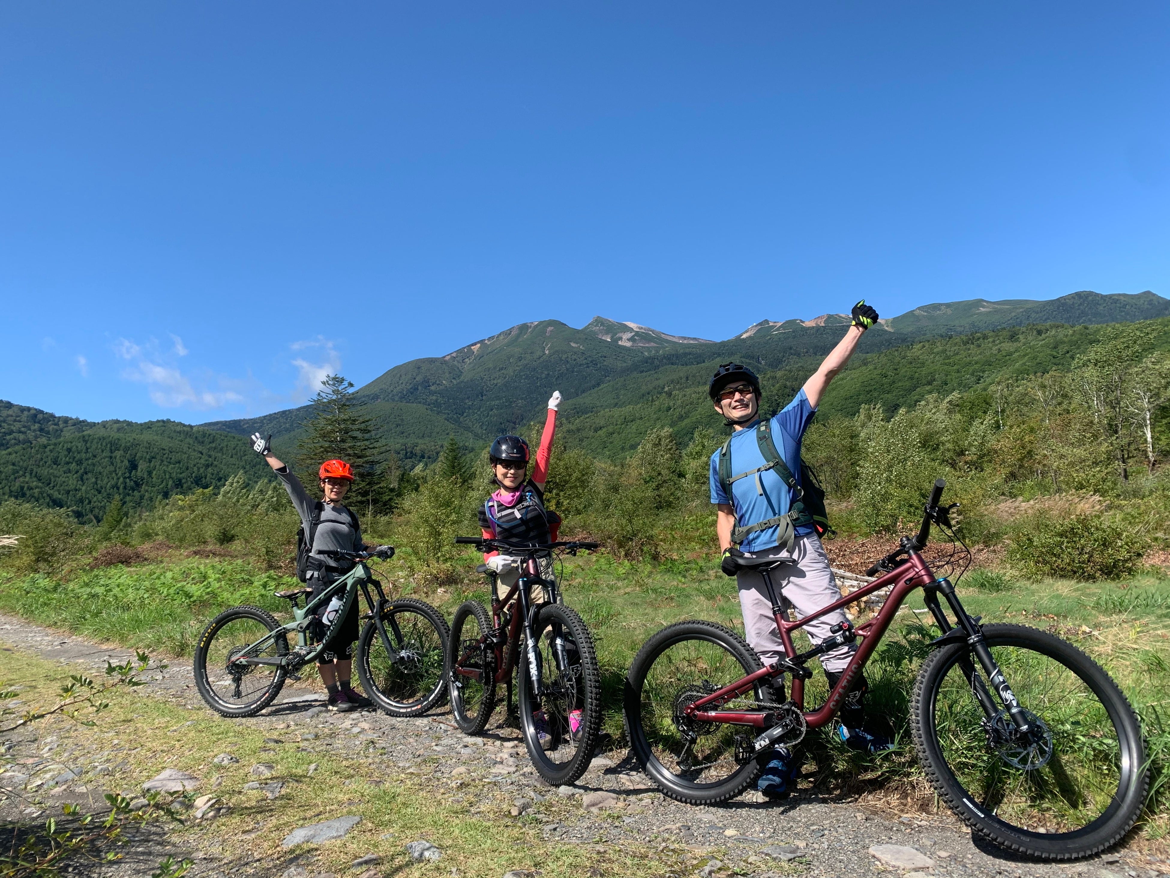 乗鞍高原でマウンテンバイク体験