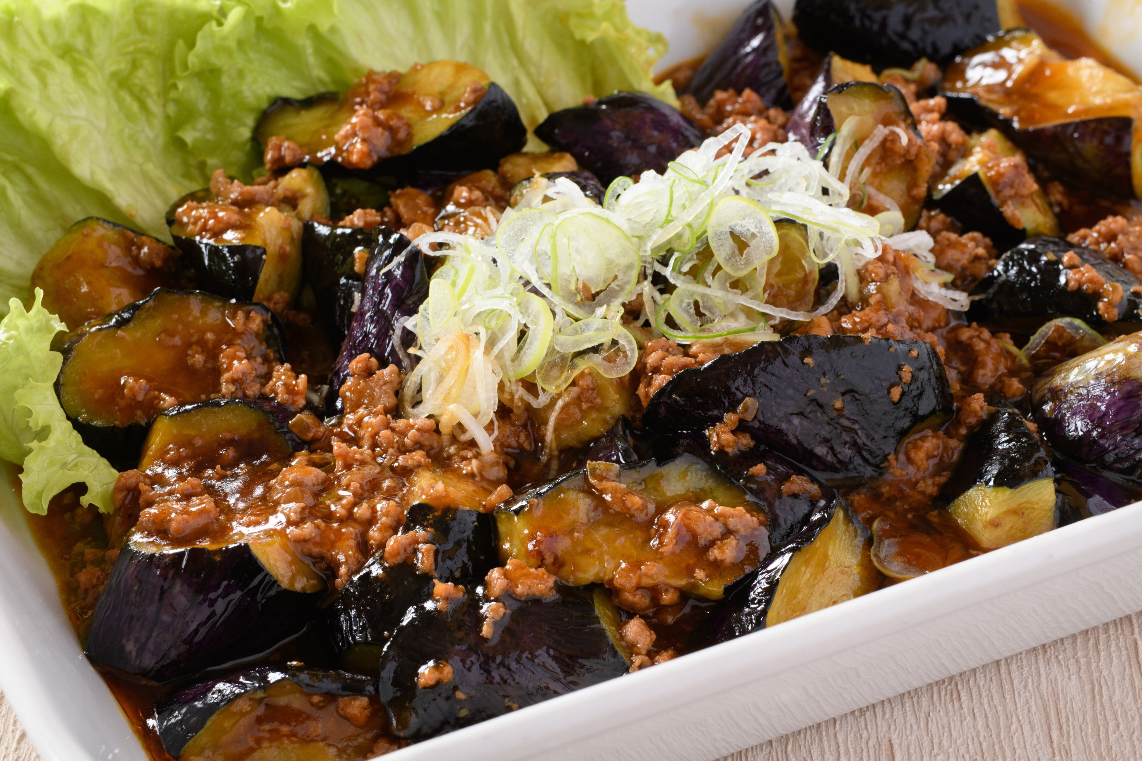 西条産絹かわなすの麻婆茄子