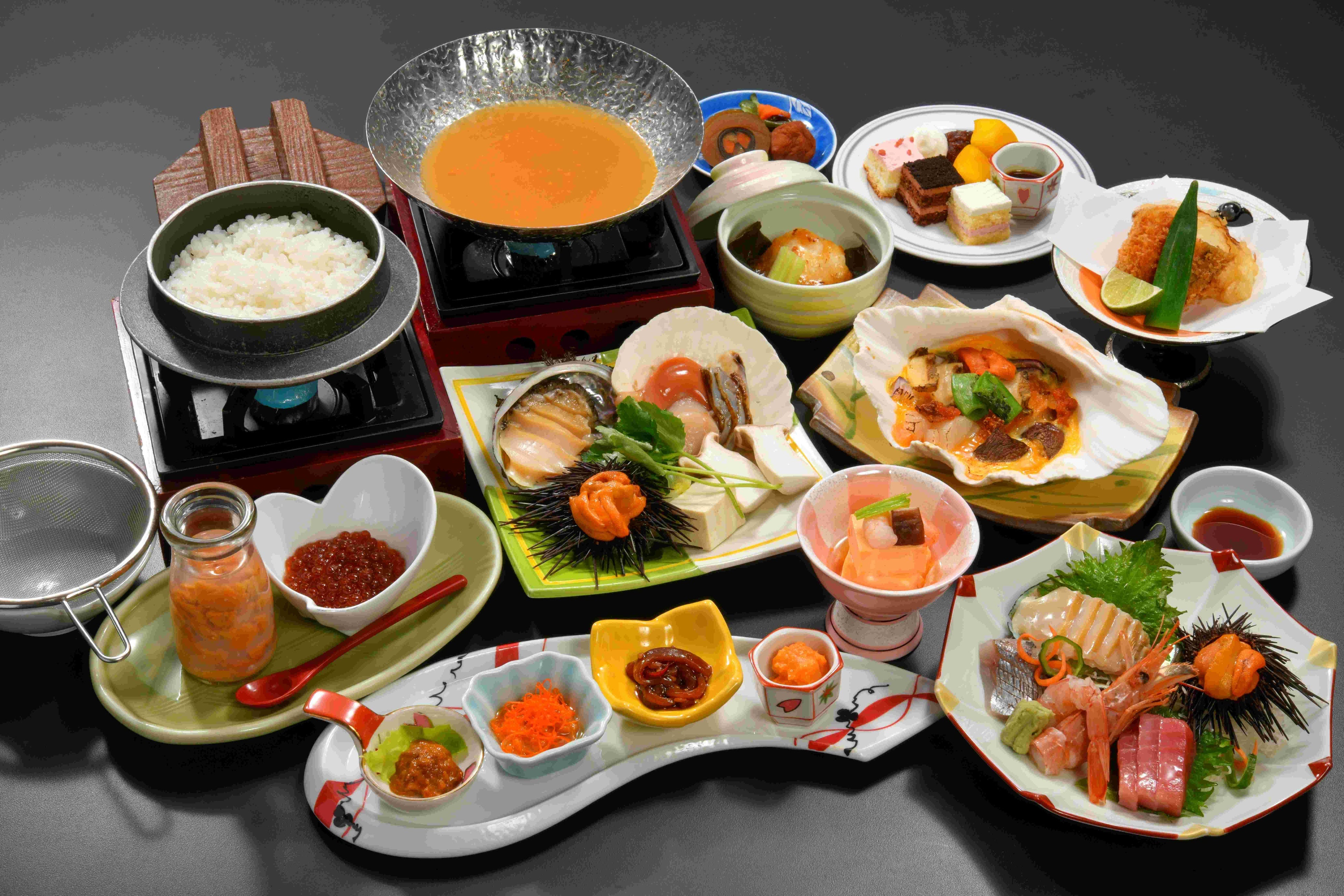 更にバージョンアップした「三陸ウニざんまい会席」