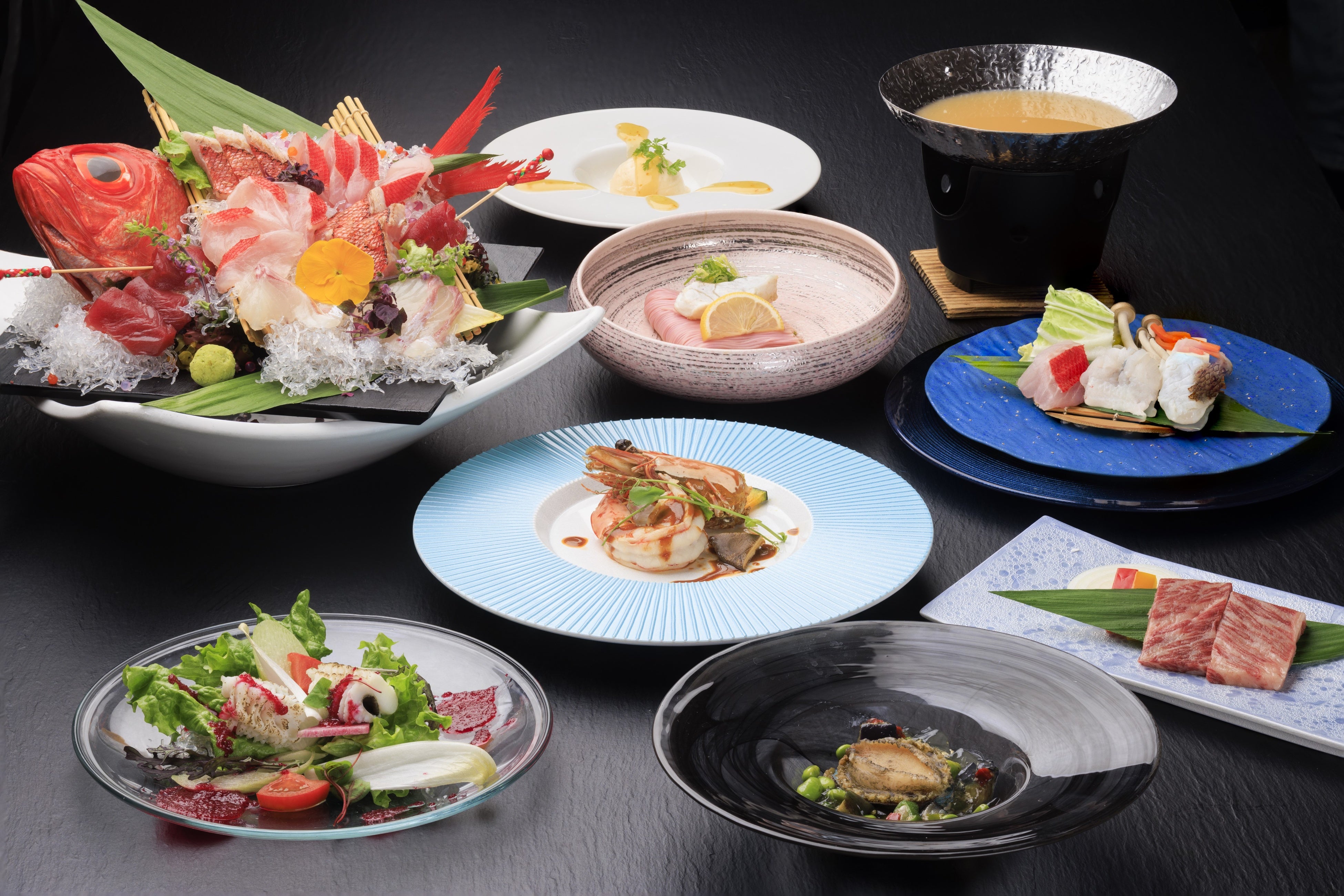 プレミア和歌山」認定食材をふんだんに使ったプレミアムな会席をご用意