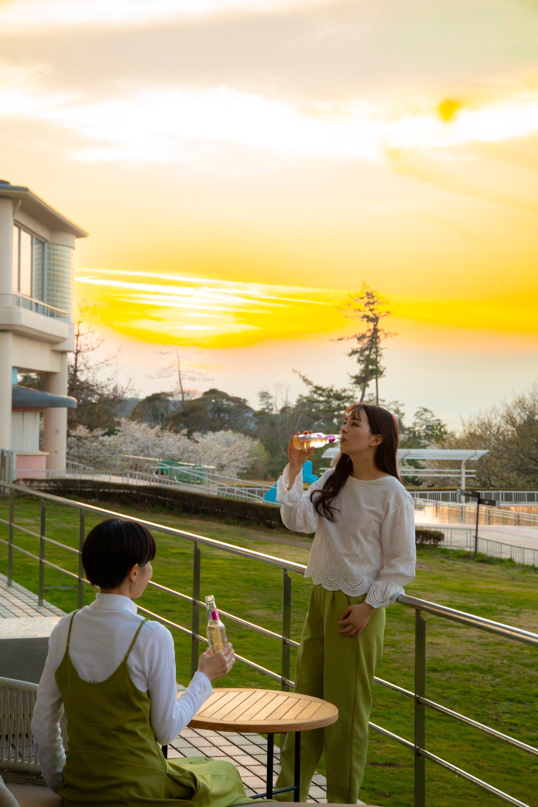 夕暮れビアガーデン