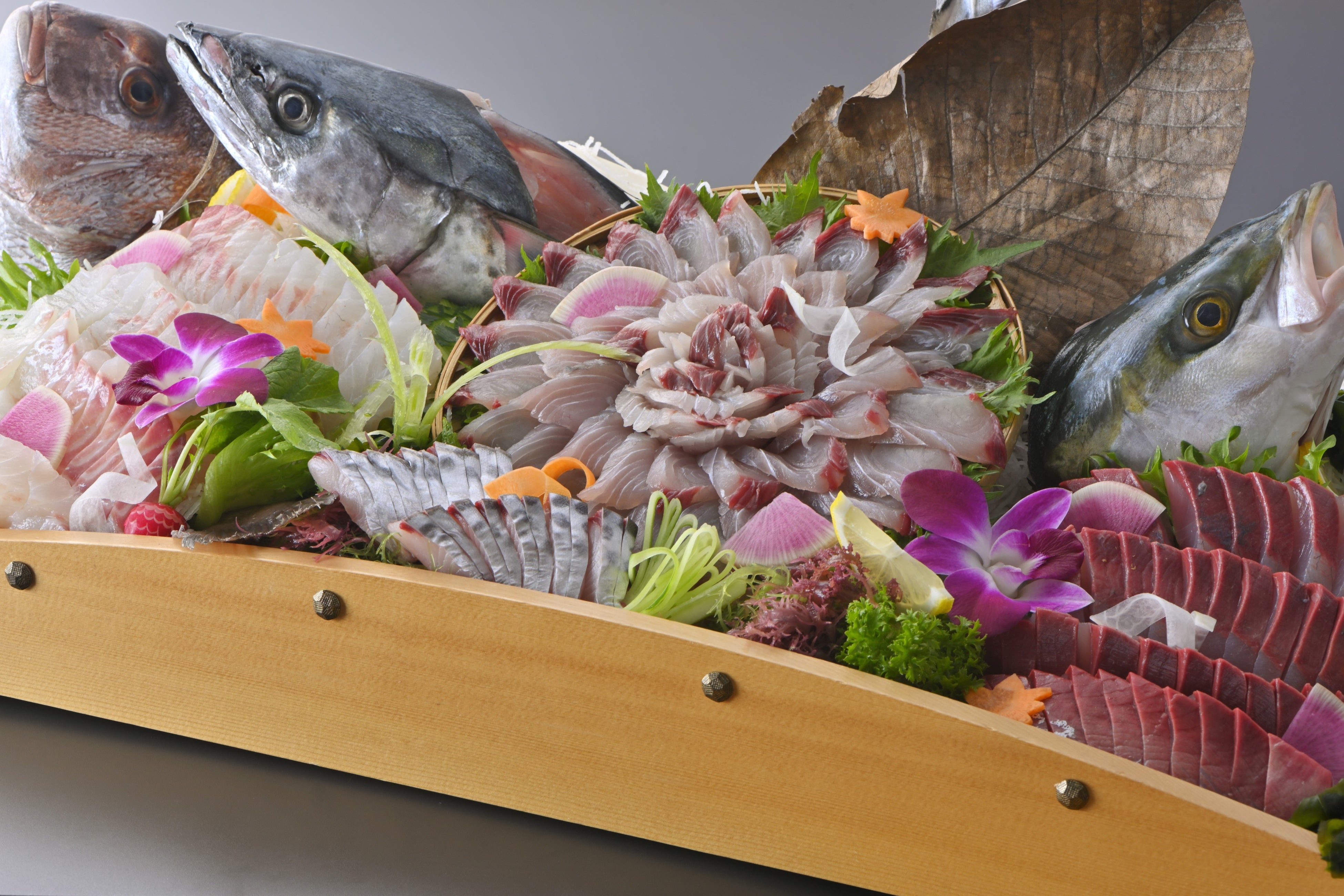 もみじ鯛＆秋鰆＆ハマチのお造り