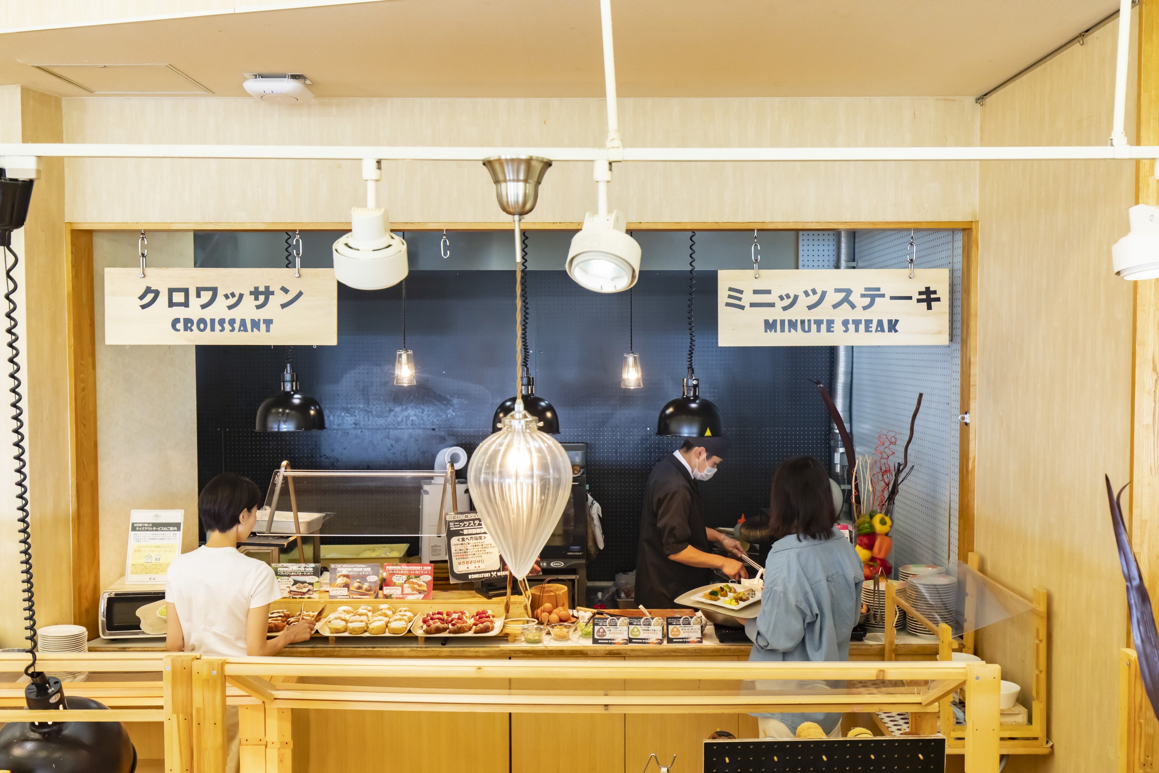 朝食ビュッフェ