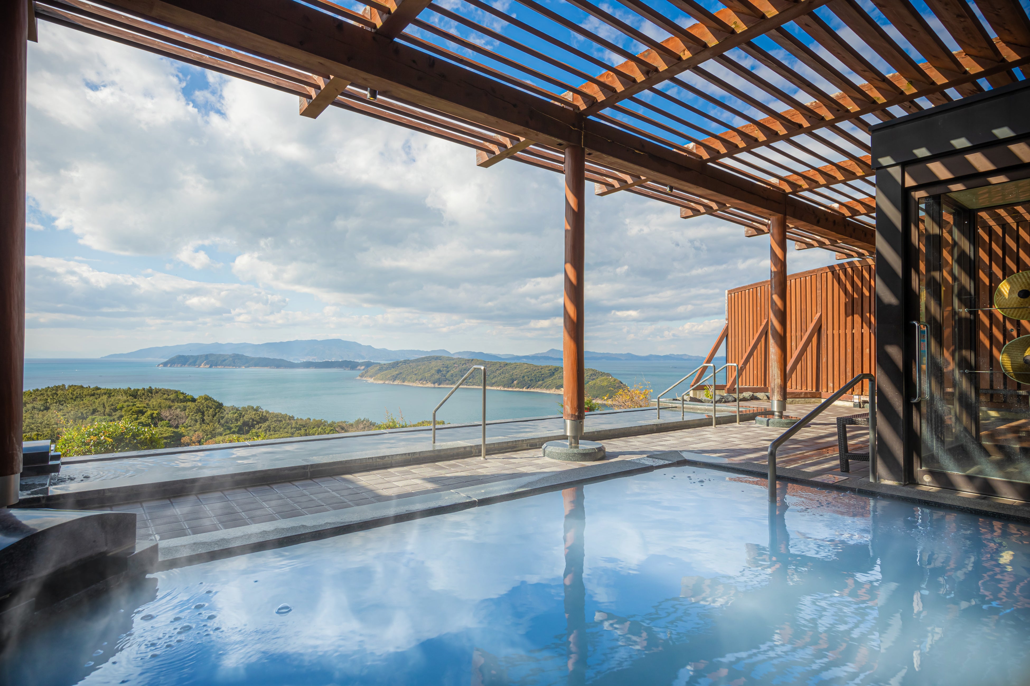 紀淡海峡一望　絶景露天風呂