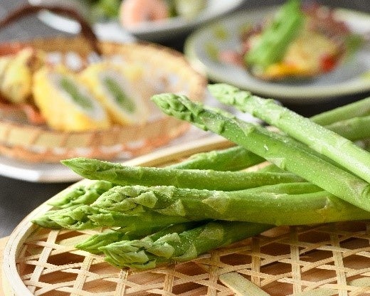 愛媛県西条市のアスパラ”緑のささやき”