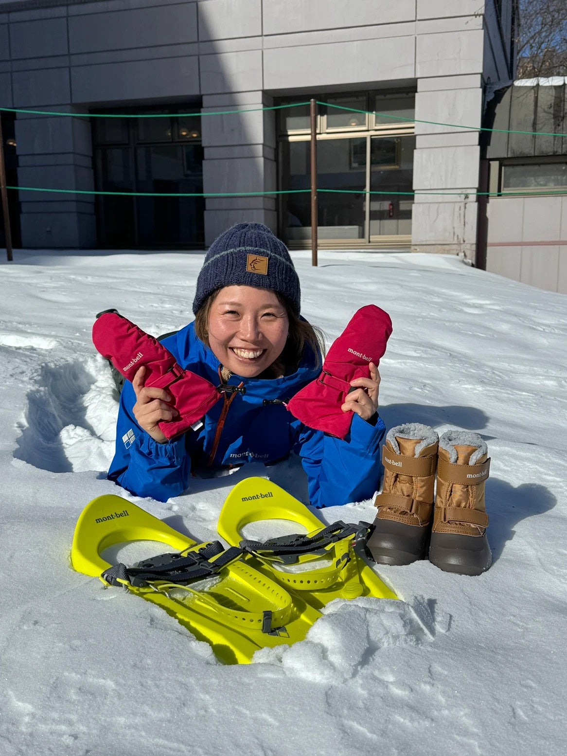 キッズスノーシュー体験