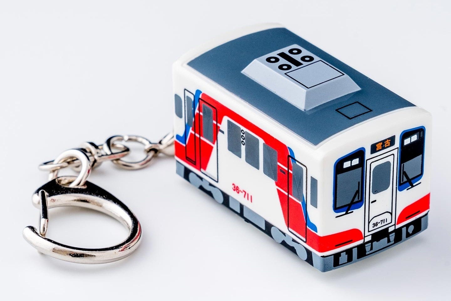 人気のグッズ1 走る!列車型キーホルダー×1個