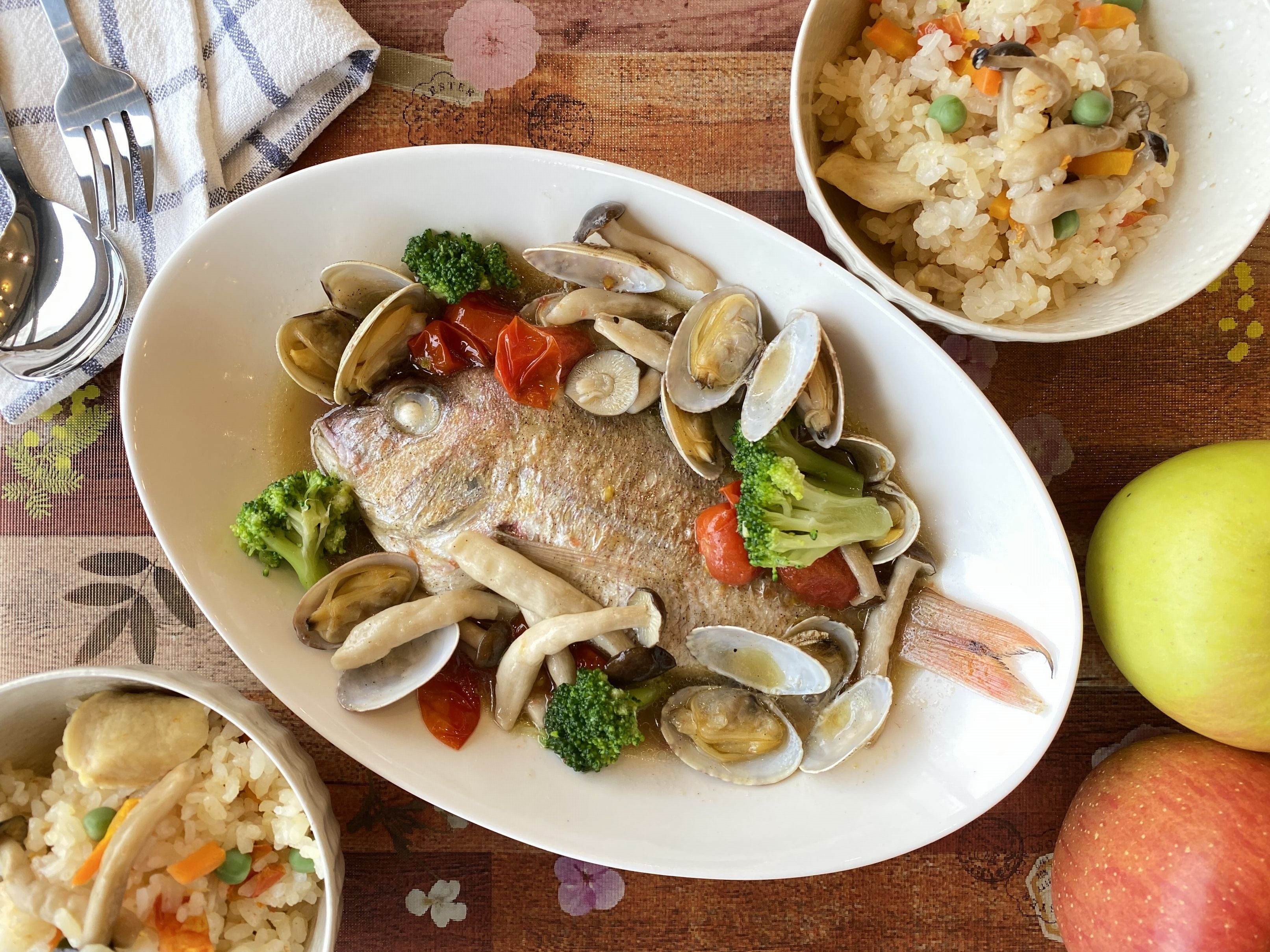 お好きな魚で簡単に！時短アクアパッツァ