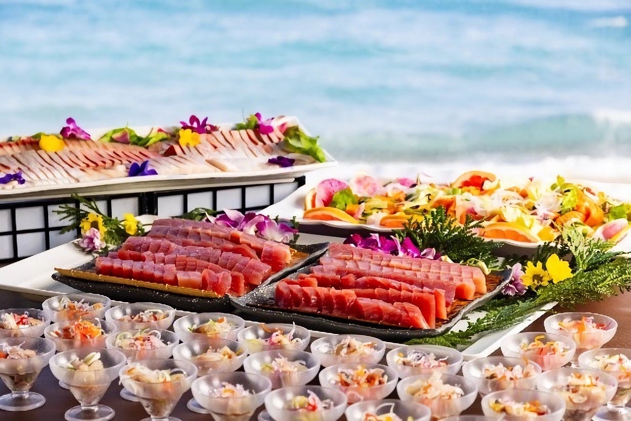 海と山の食材の宝庫房総の幸をふんだんに使った「和洋ビュッフェ」 房総水揚げ直送の刺身や房総の郷土料理などが味わえます