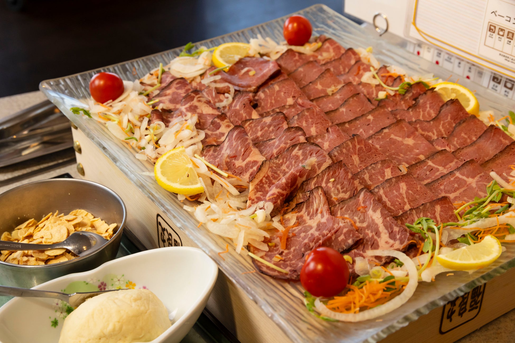 人気のローストビーフ