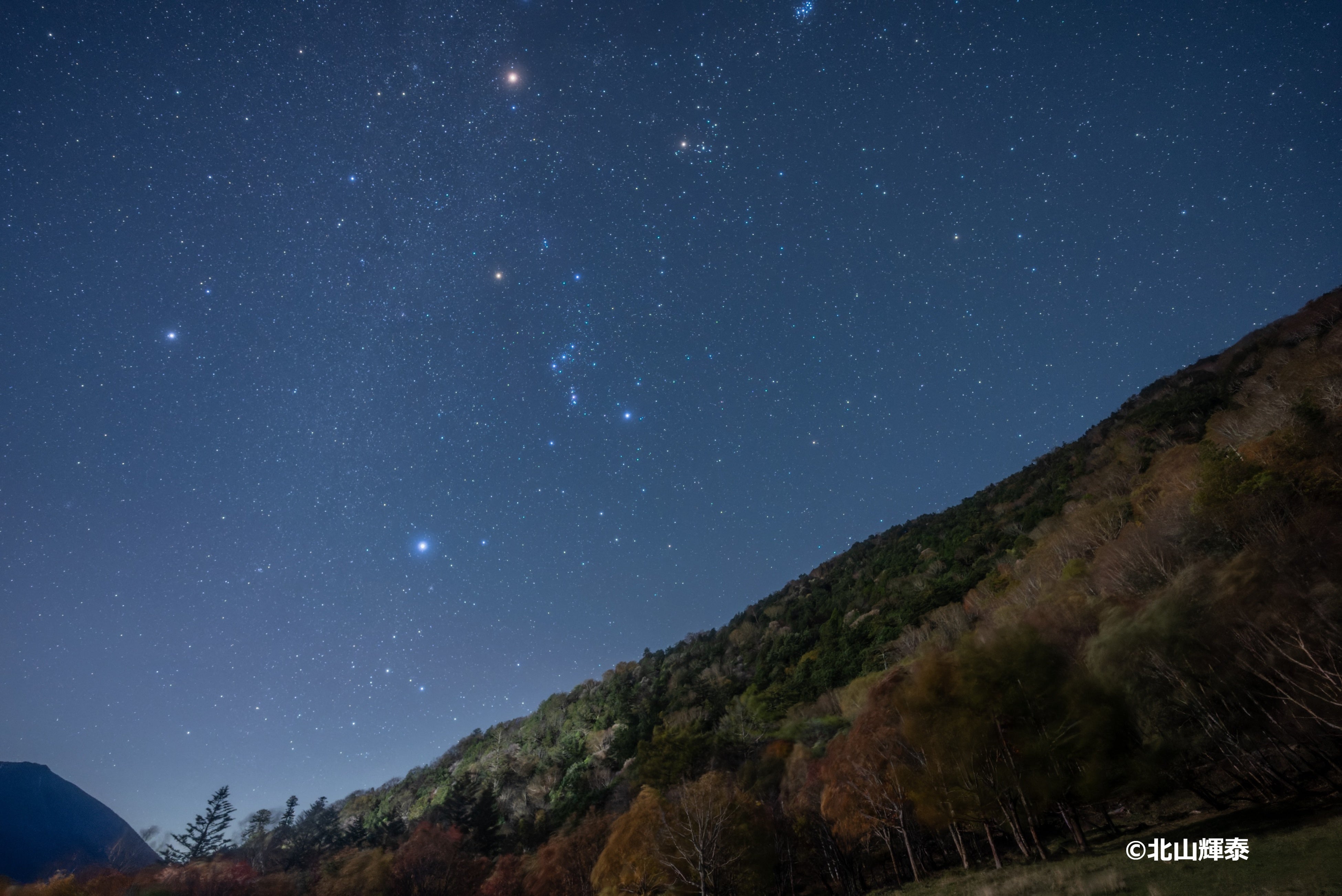 晴れた日には天の川も見ることができます