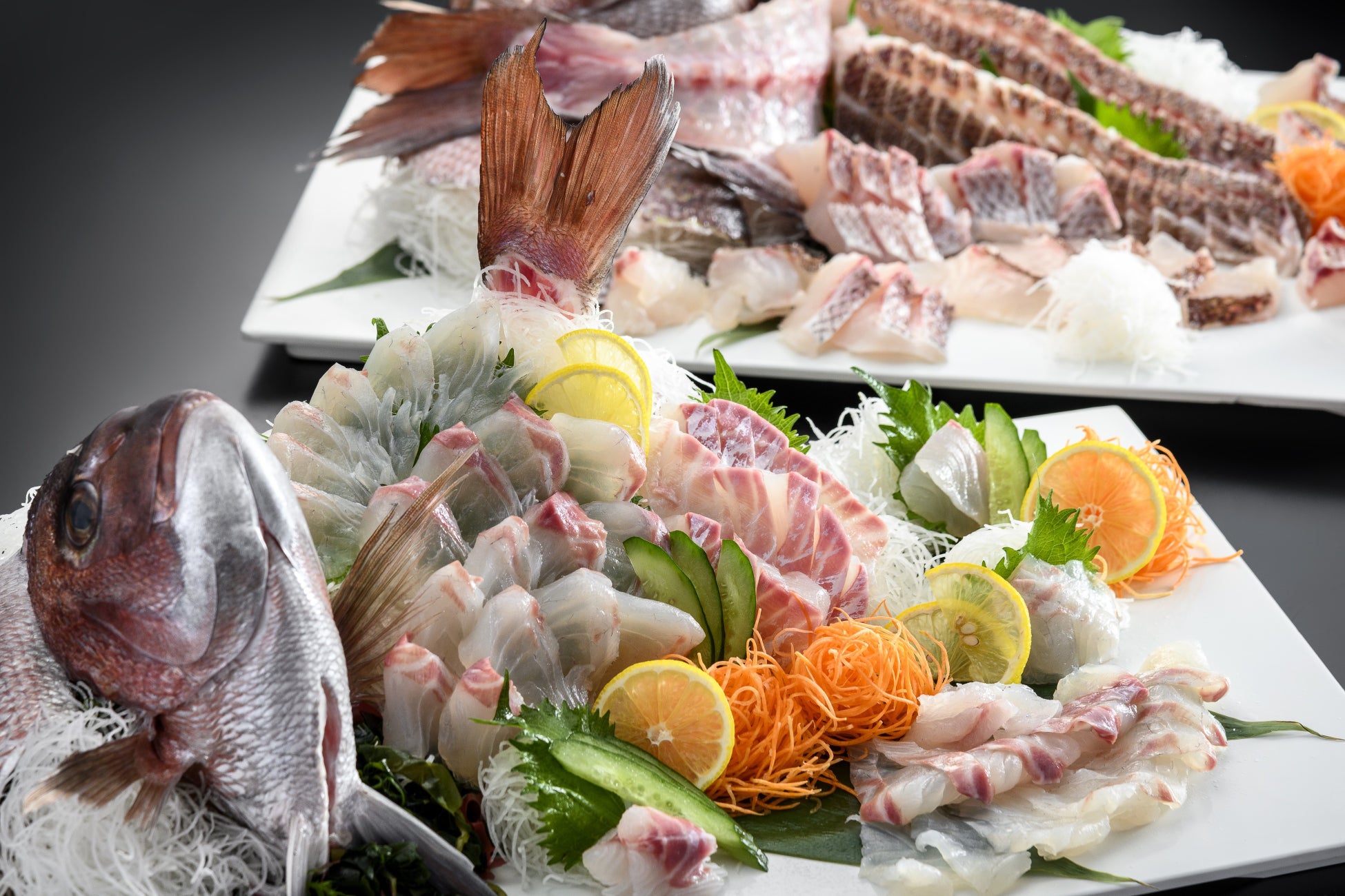 豊洲市場直送 鯛のお造り