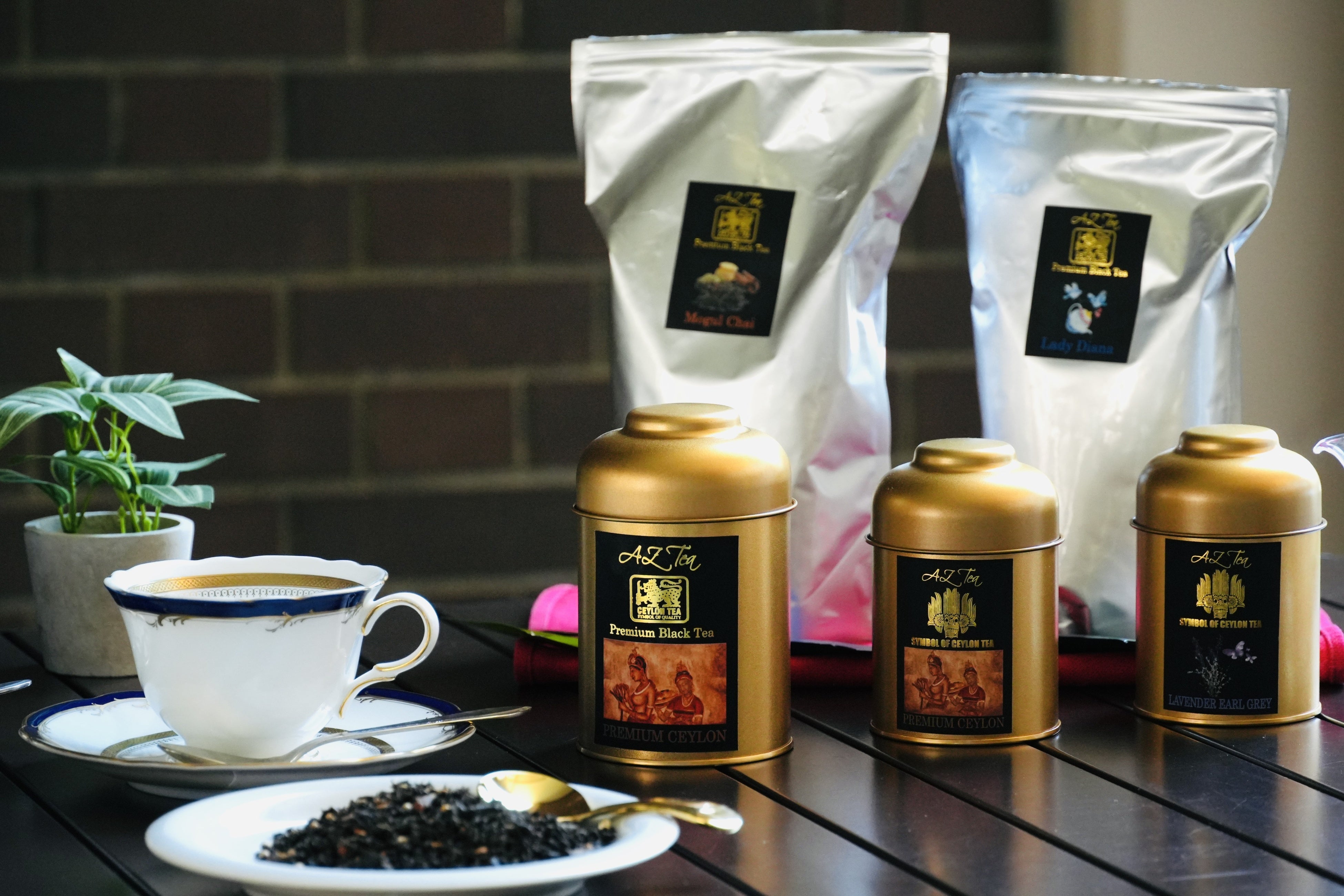 売店にて販売中のプレミアムセイロンティー