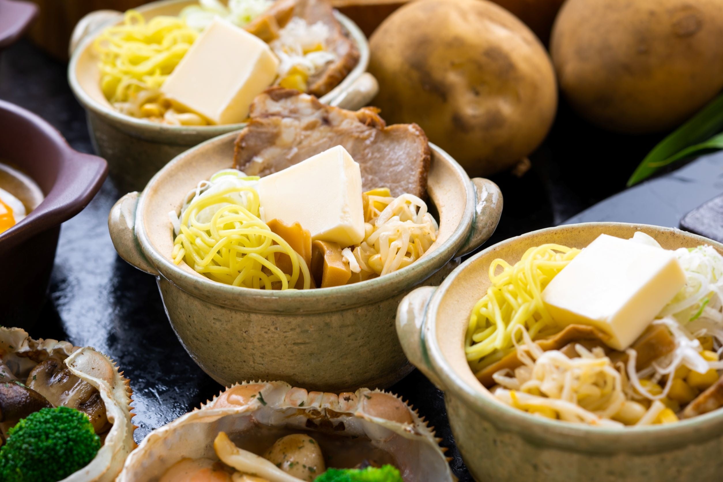 コクのある味噌スープの札幌味噌ラーメン