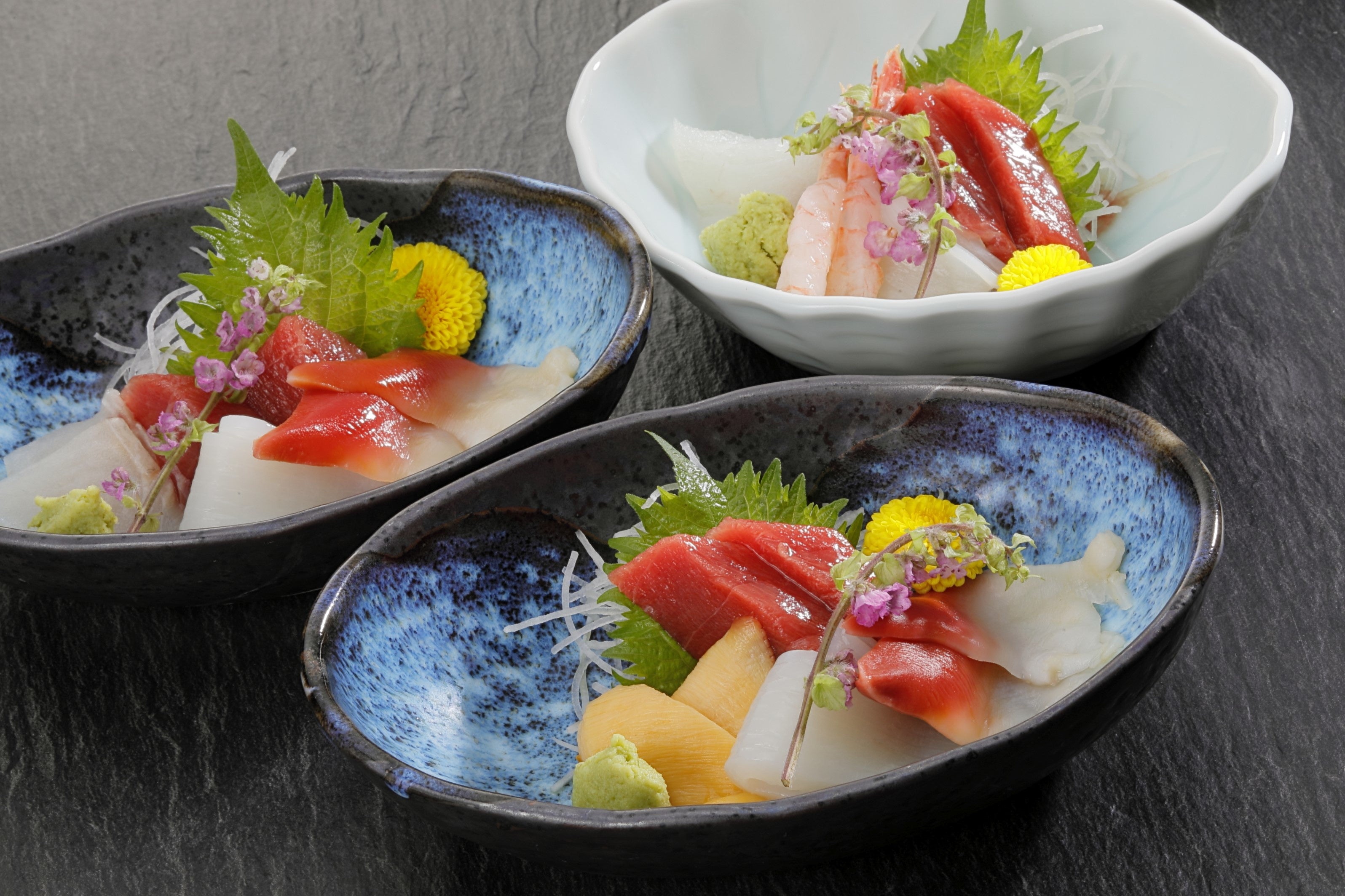 福島牛の他にもお刺身や天ぷら