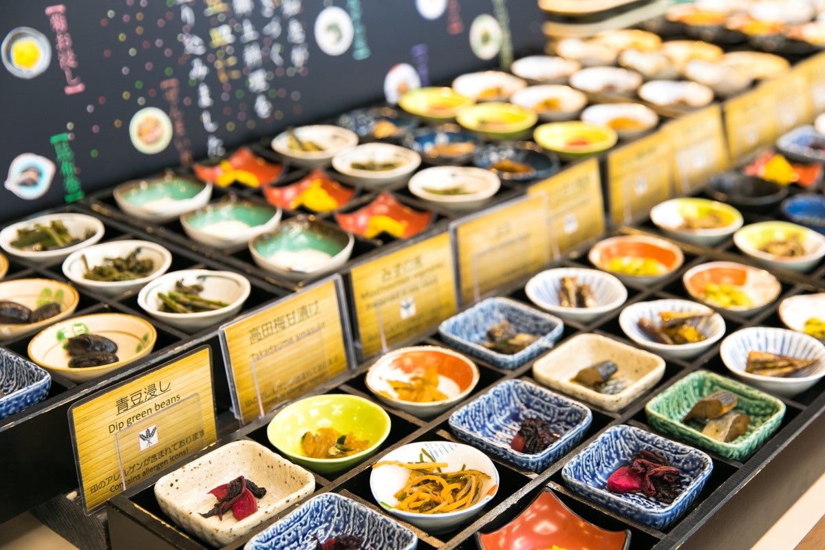 会津の郷土料理などもビュッフェに並びます