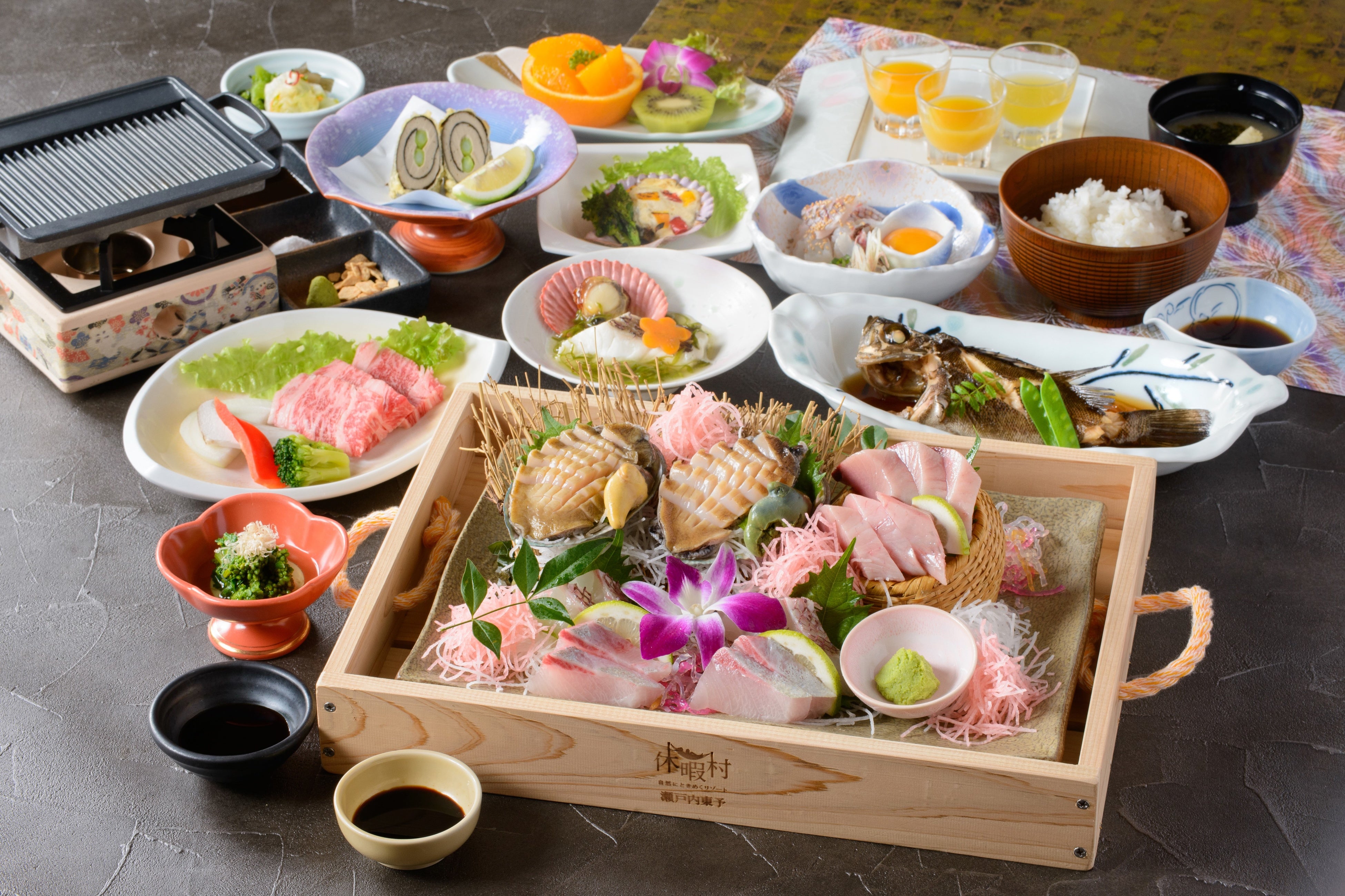 【瀬戸内春会席】会席料理でもお召し上がりいただける媛スマ