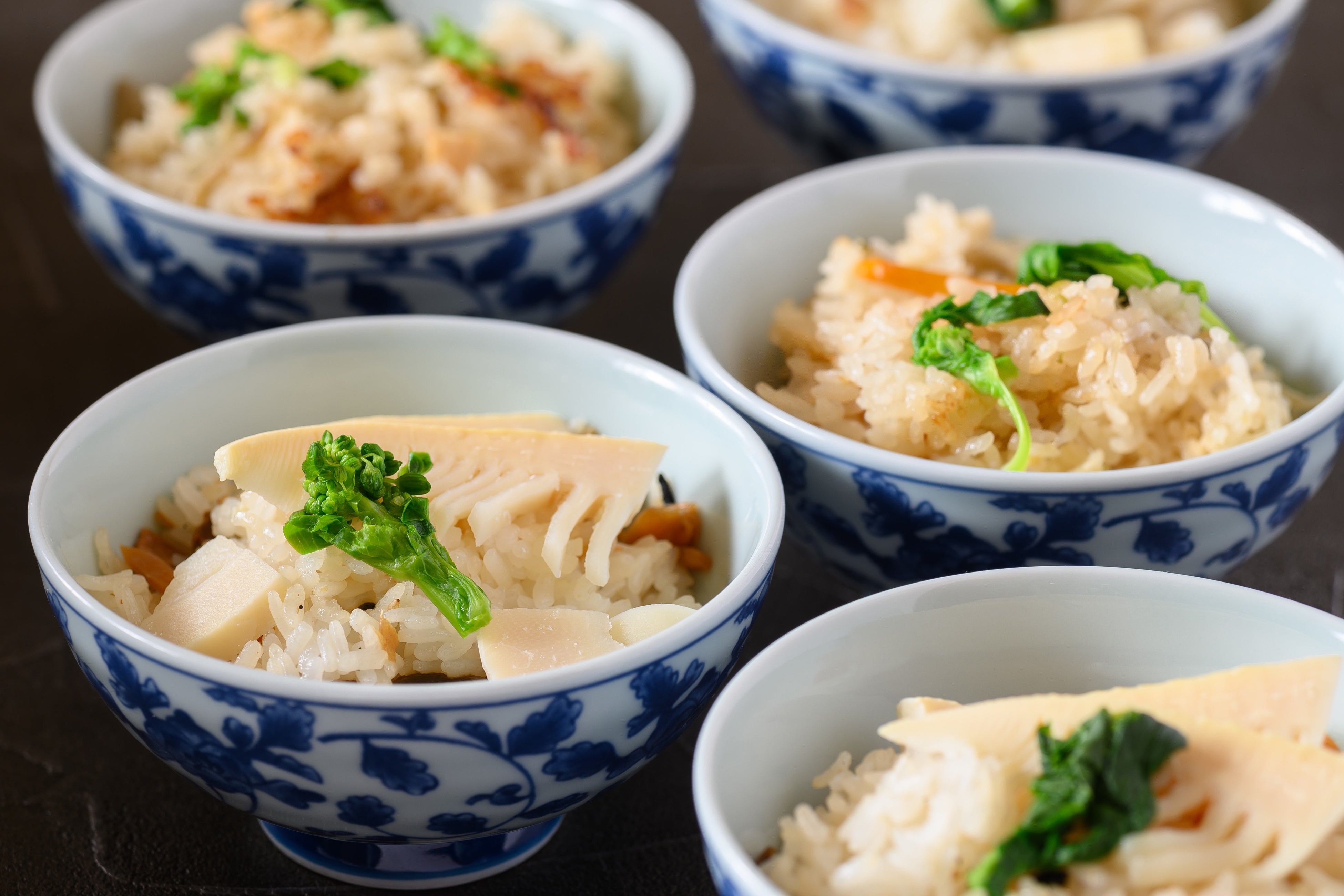 春のご飯（鯛めし・筍）