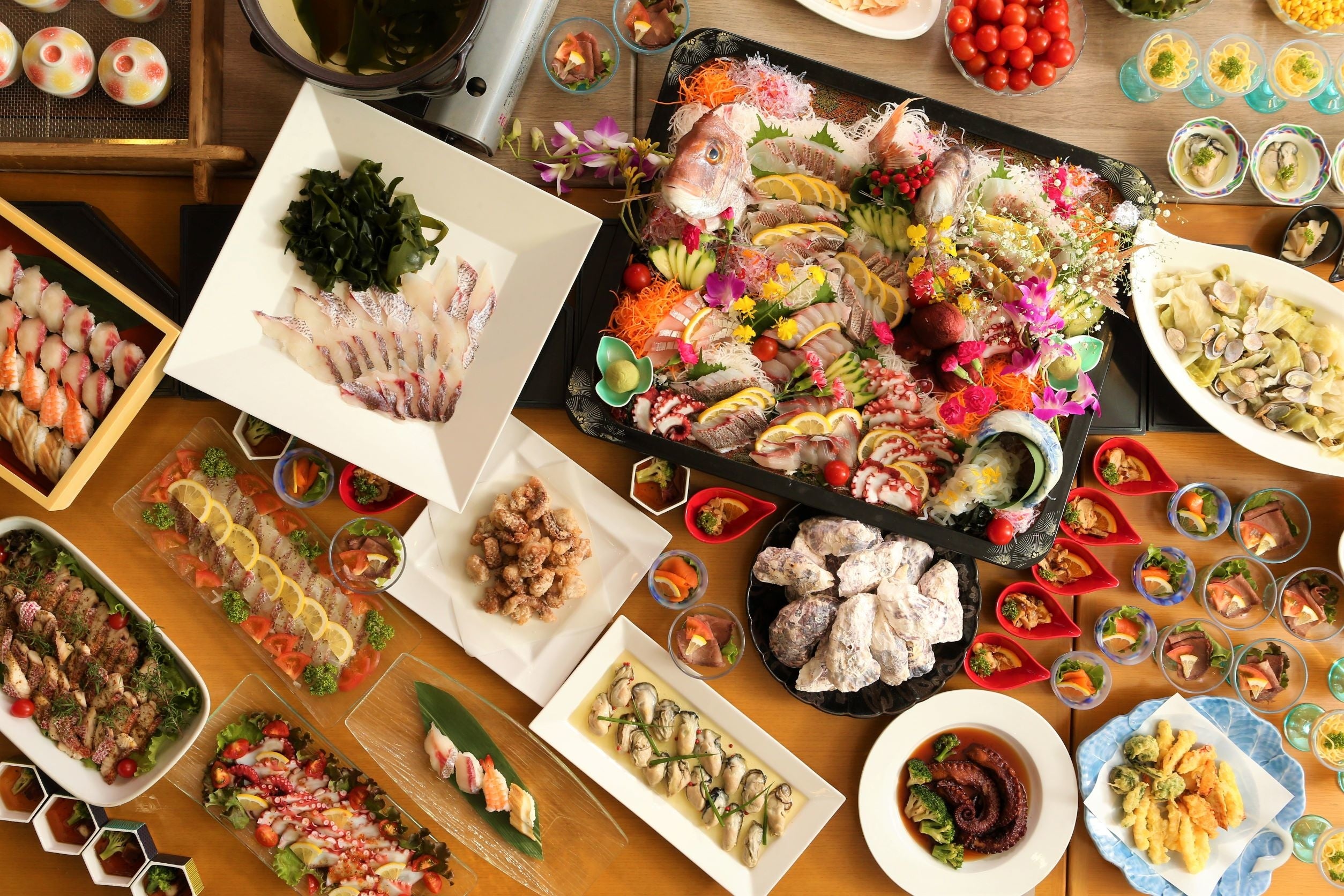 『しまなみ』ならではの名物料理を「味わう」がテーマのビュッフェ