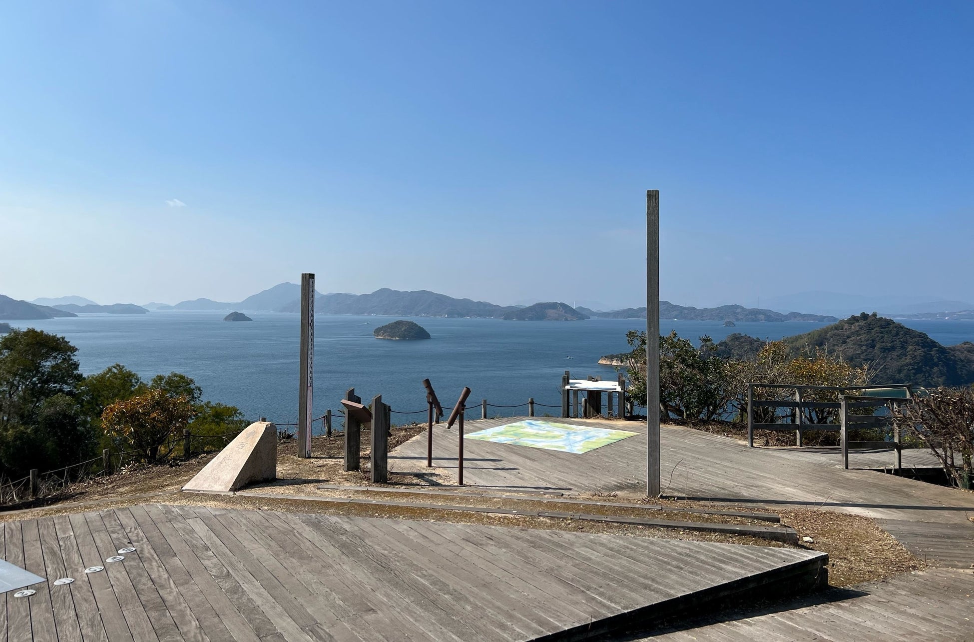 標高100mの「ひょっこり展望台」