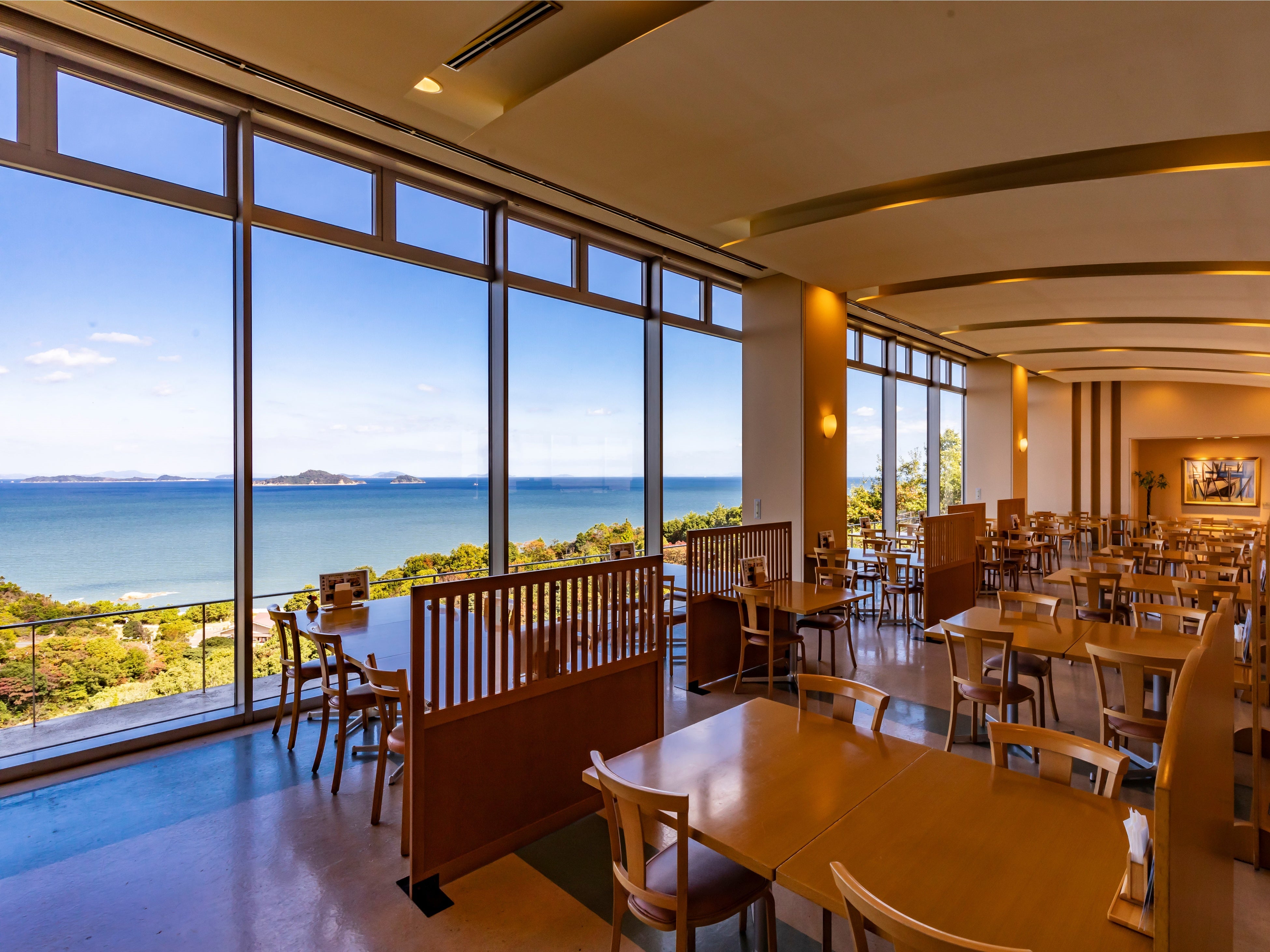 多島美ビューの絶景レストラン