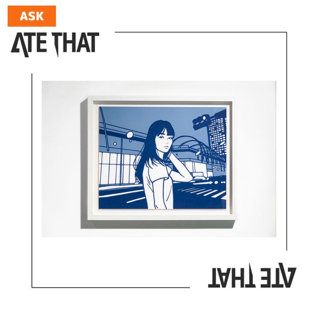 KYNE untitled 木製パネル シルクスクリーン 版画 KYNE untitled 木製パネル シルクスクリーン 版画