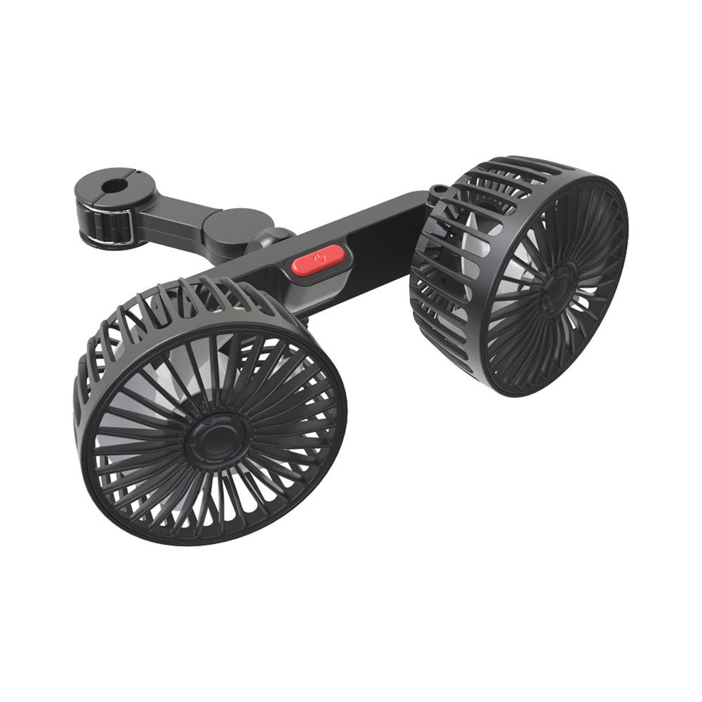 MAXWINからヘッドレスト設置の伸縮アーム式ツイン扇風機K-FAN12