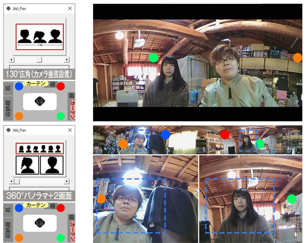 クラウドファンディングで好評だった「360°パノラマ WEBカメラMO