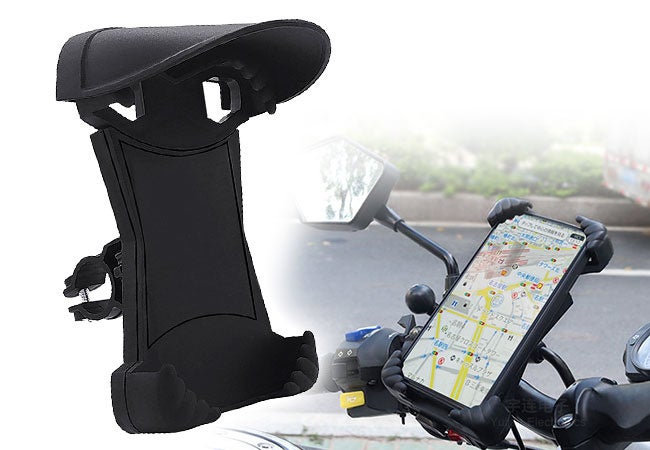 画面がよく見える サンバイザー付きのスマホホルダーでツーリングも快適 バイク用スマホホルダー B Kit01新登場 昌騰有限会社のプレスリリース 画面がよく見える サンバイザー付きのスマホホルダーでツーリングも快適 バイク用スマホホルダー B Kit01新登場 昌騰有限会社のプレスリリース