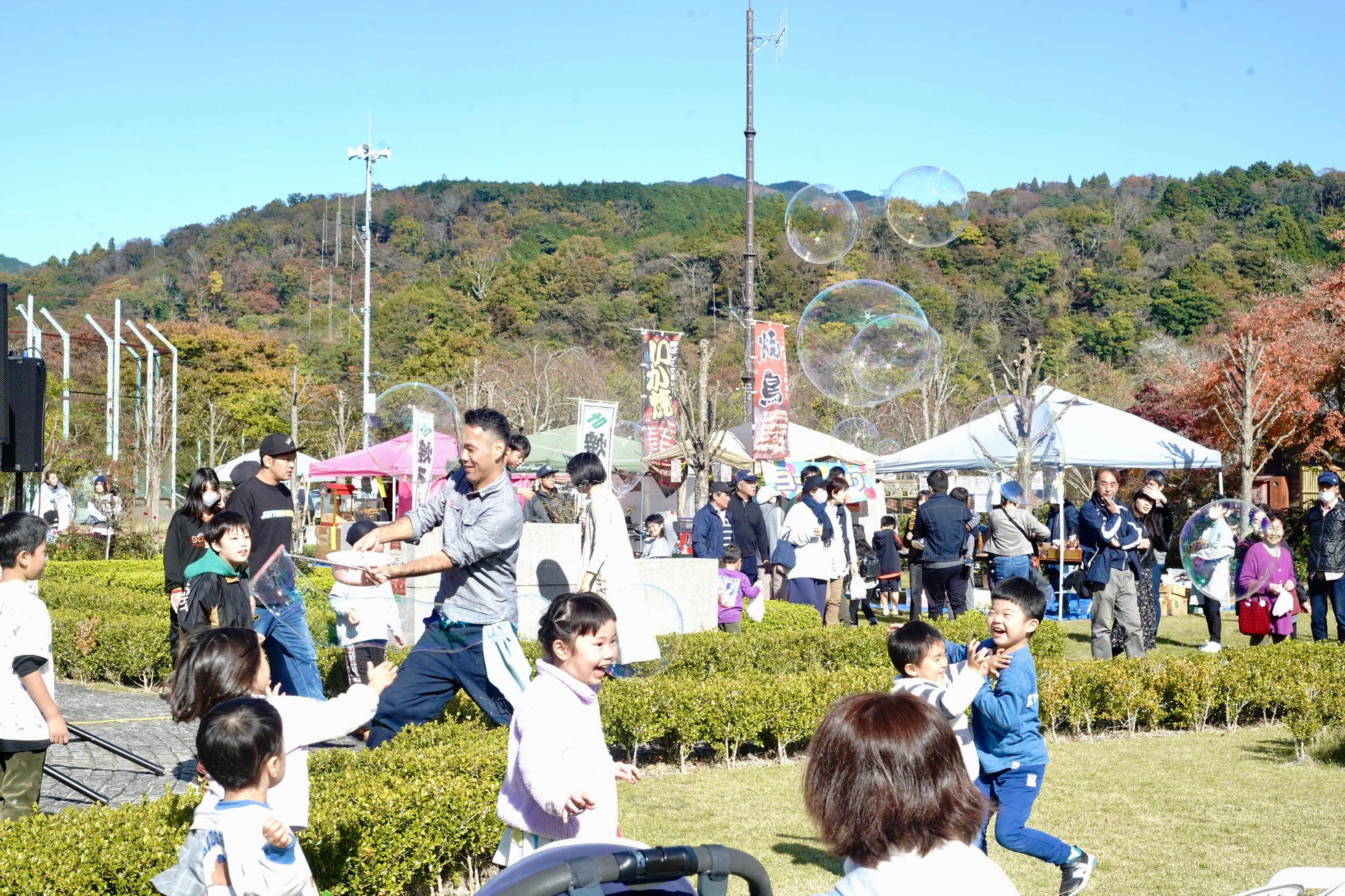 【11月22日(土)開催】クルラー富士おやまが企画・運営する「豊門公園もみじまつり」。地域の想いが詰まった地元農業生まれの「おやま金太郎なべ」が新登場!