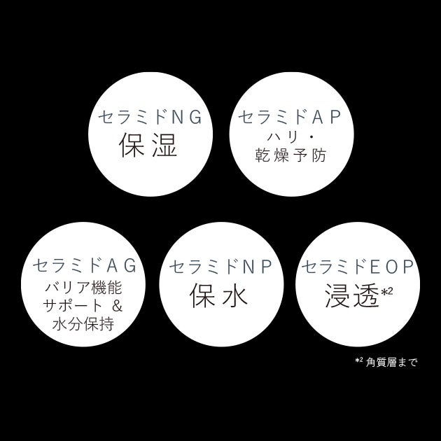 5種のヒト型セラミド_image
