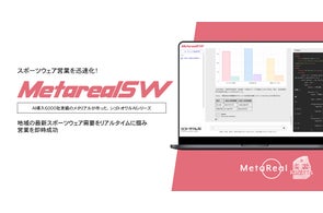 【メタリアル・グループ】スポーツウェア需要地域分析レポートAIエージェント「Metareal スポーツウェアトレンド(Metareal SW)」10/29提供開始