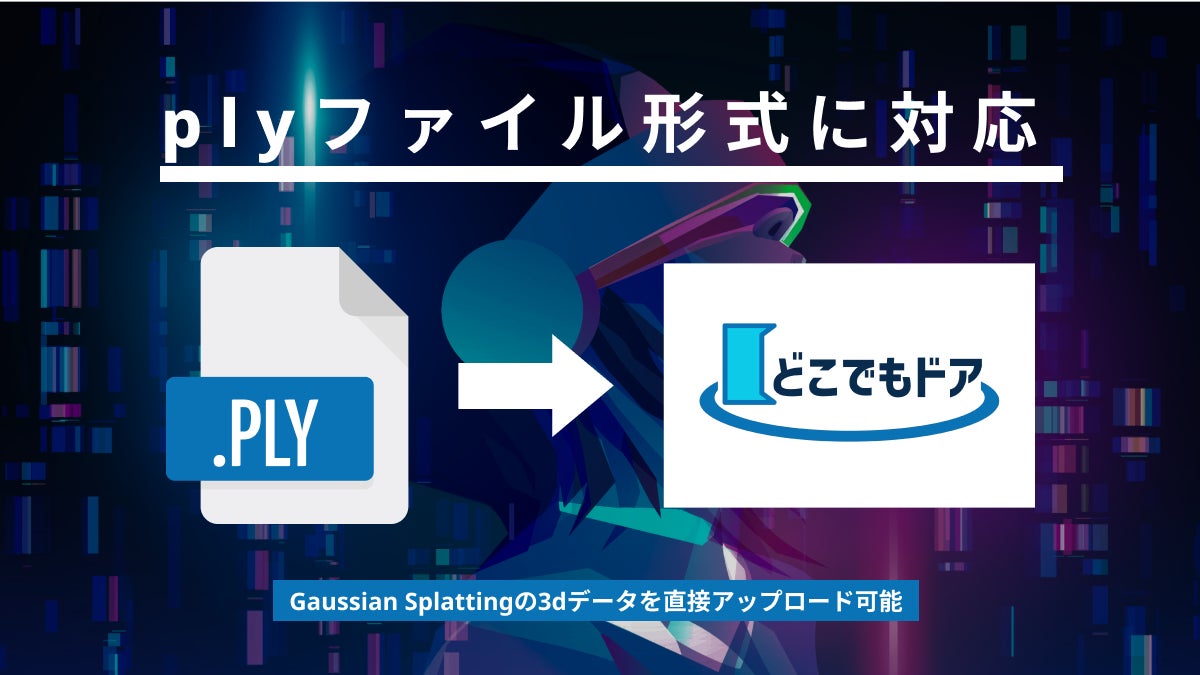 【クリエーター必見】実写版メタバース【どこでもドア】がplyファイル形式に対応