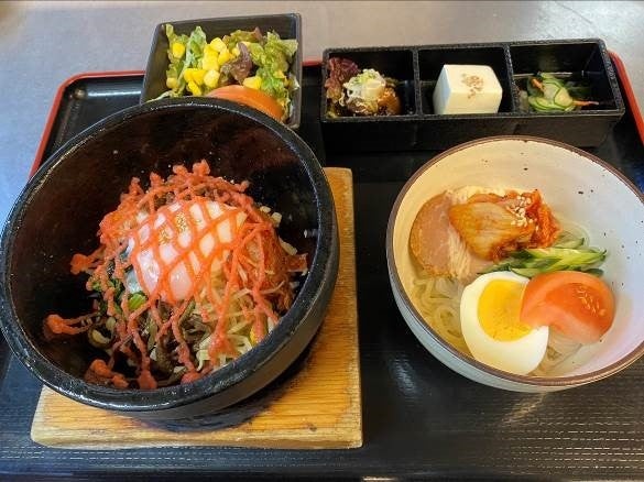 明太子石焼冷麺セット　1,490円（税込）