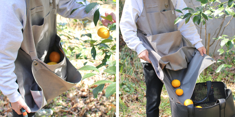 作業のしやすさにこだわった「多機能ガーデンエプロン」全4型発売