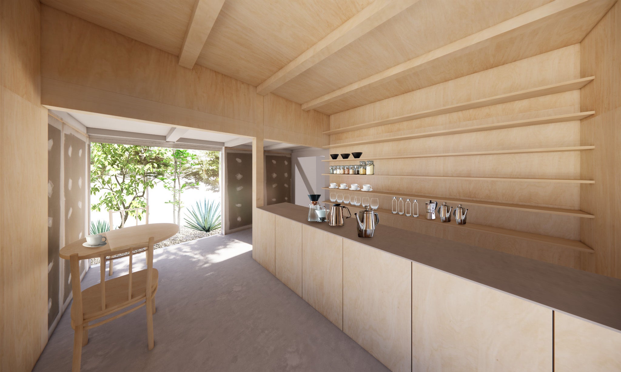 ▲ミセのイメージ（カフェ）