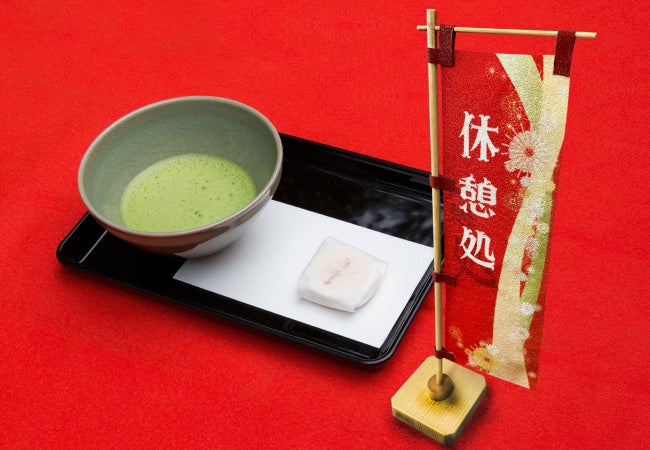 商品を引き立ててくれるミニのぼり