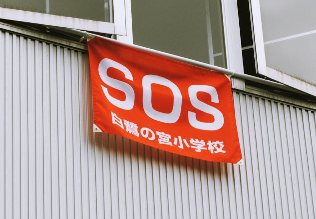 国際救難色で遠くからでもよく見えます