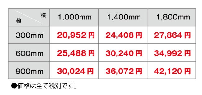 デニムのれん価格表