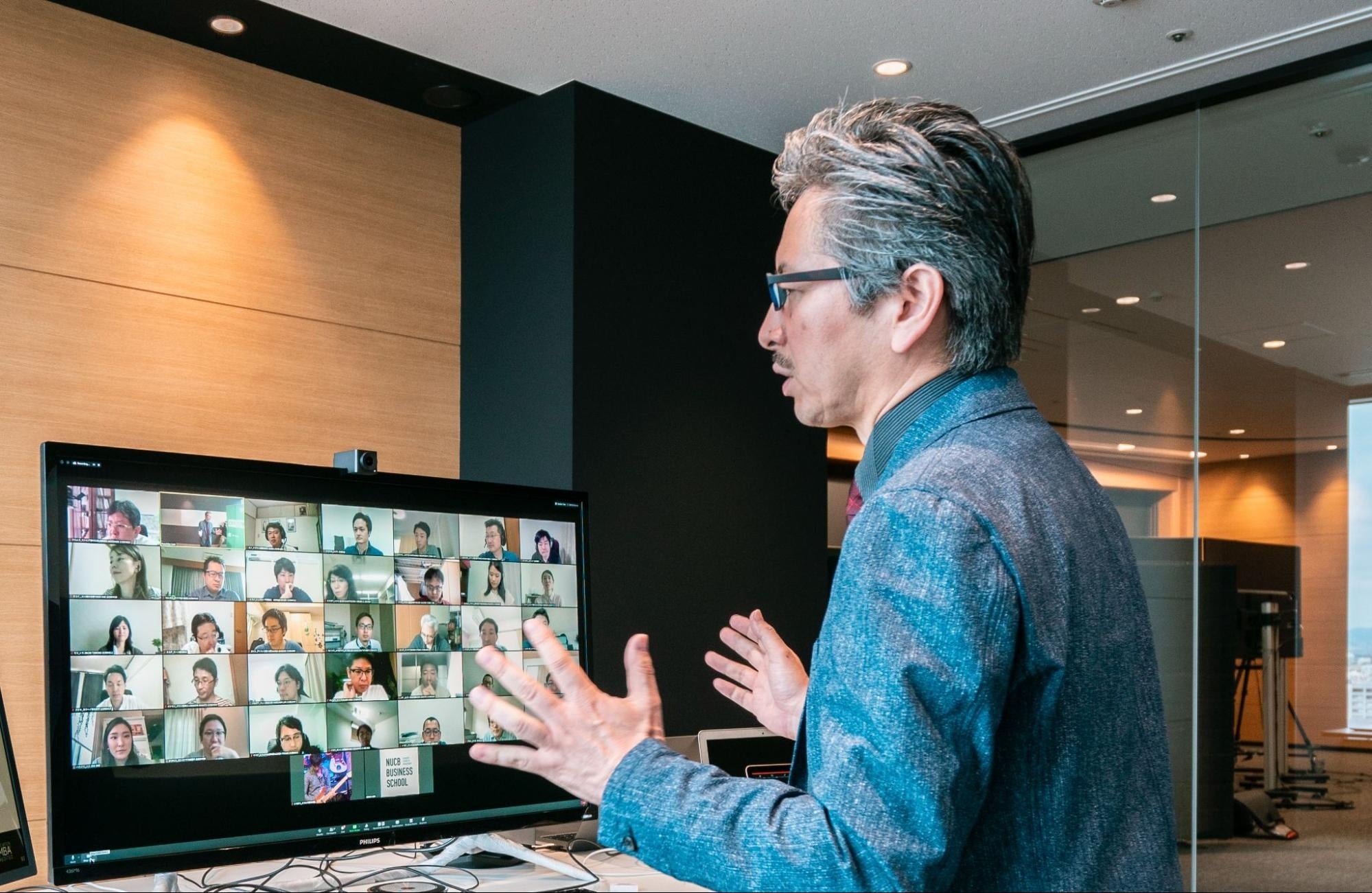 オンライン講義（MBA単科）の様子