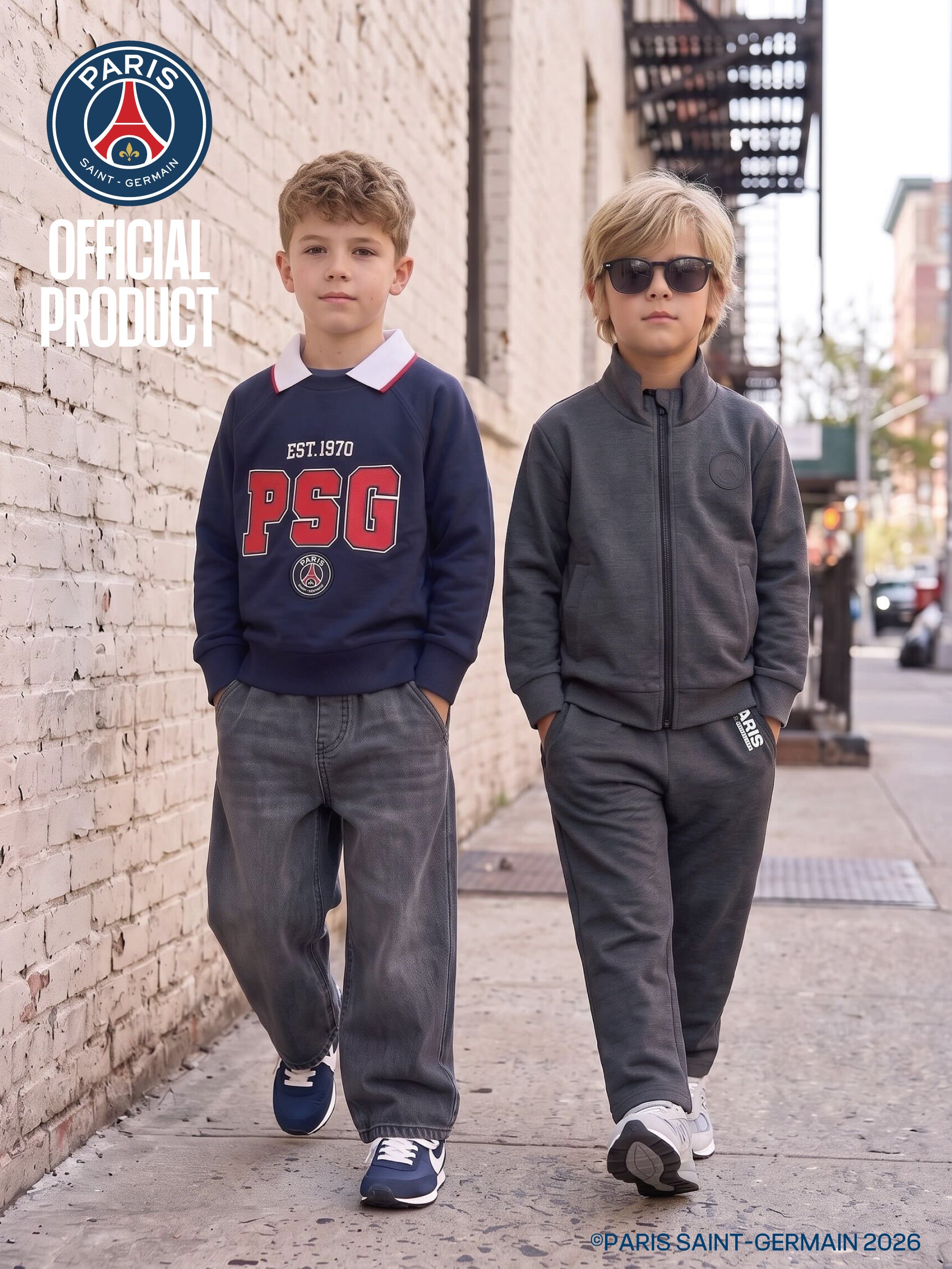 【PARIS SAINT-GERMAIN】フランスの名門サッカークラブ「パリ・サン＝ジェルマン」のキッズアパレルが子供服ブランド「BeBe」より新登場！