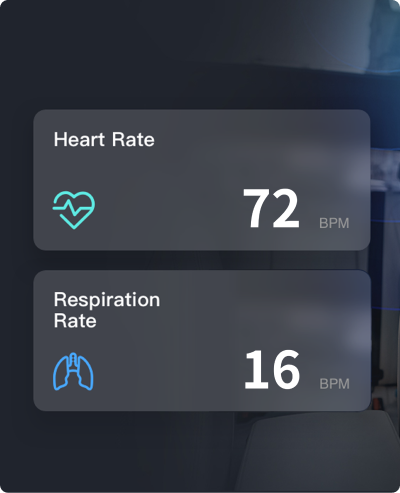 生体情報検知センサーアプリケーションイメージ