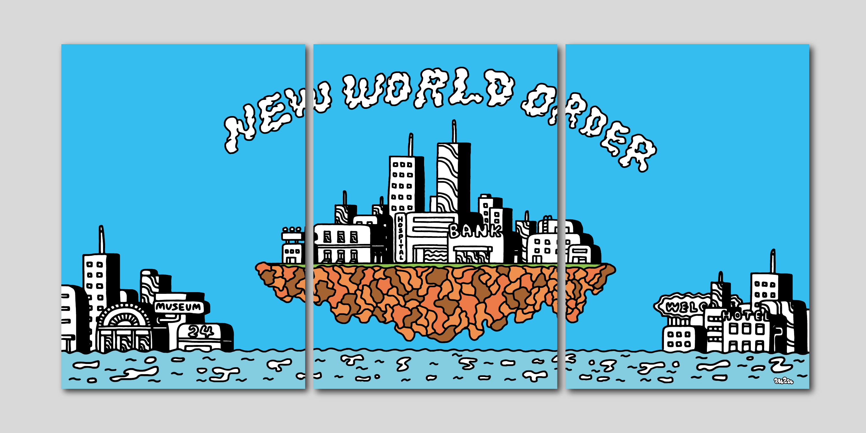 NFCタグ付きNFT証明書発行される「m2n」アート作品