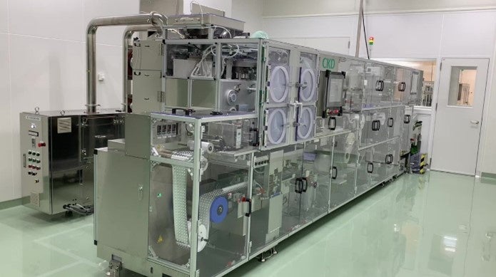 高薬理活性PTP高速包装ライン