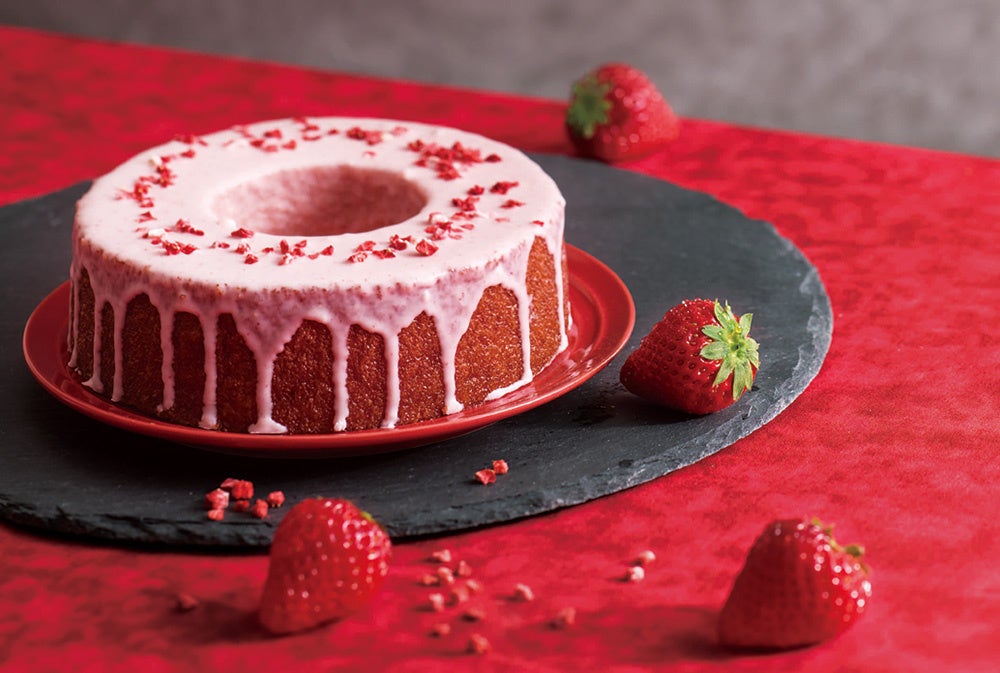 予約商品「いちごチョコバウムクーヘン」（直径14㎝・高さ4㎝）税込1,850円