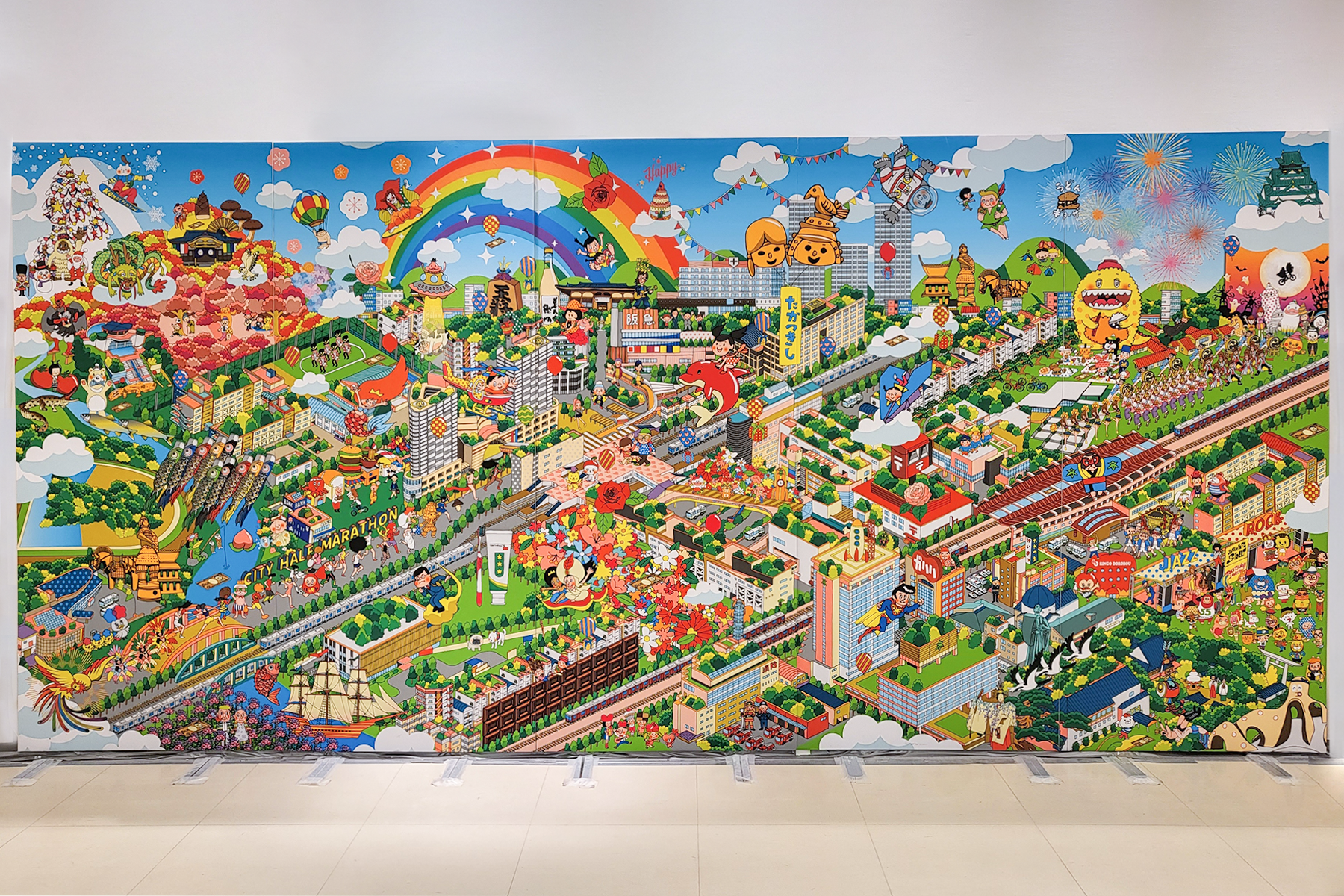 住む街がもっと好きになる「高槻まちアート」パネルを高槻阪急に