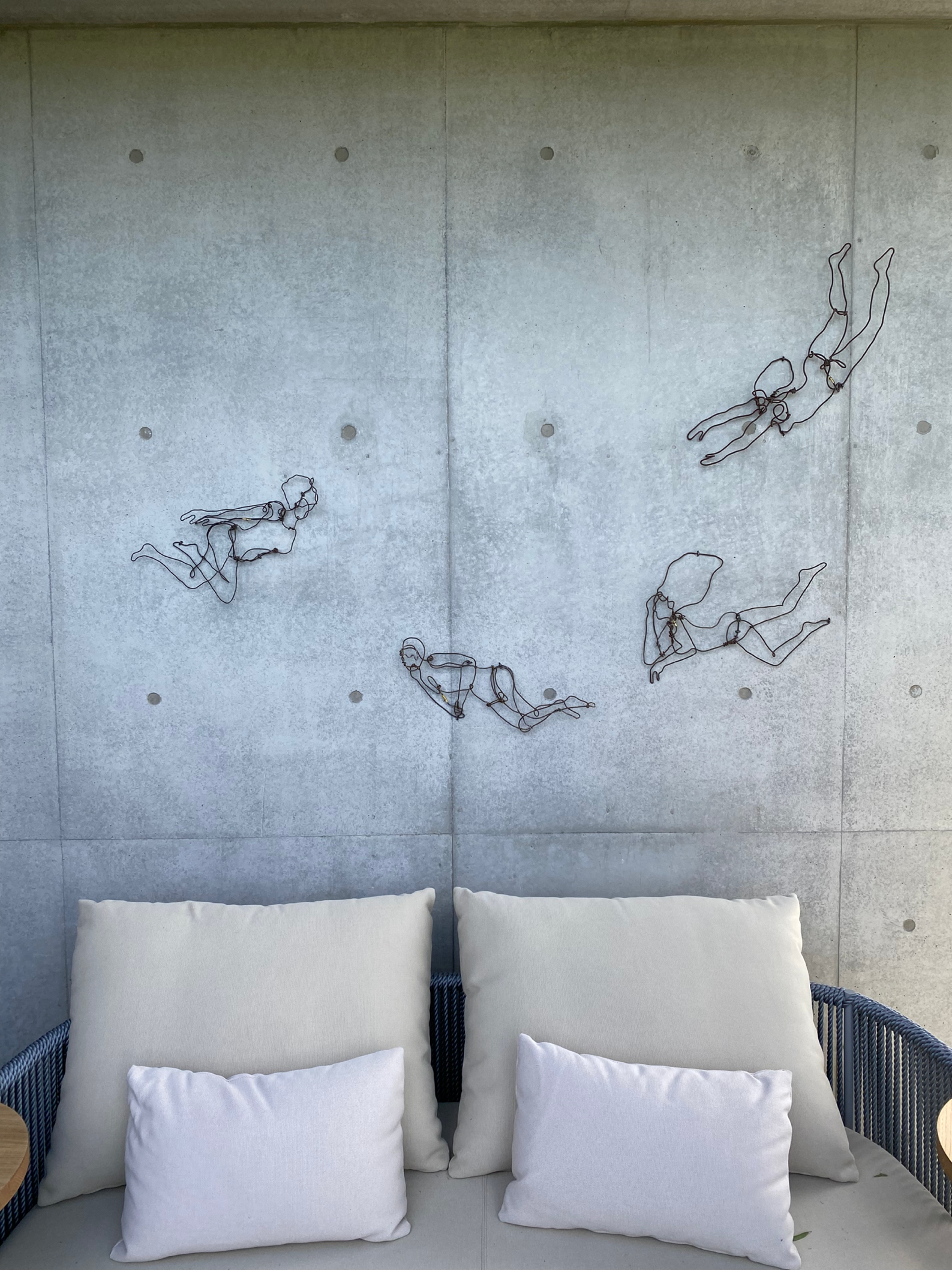 作品が設置された様子