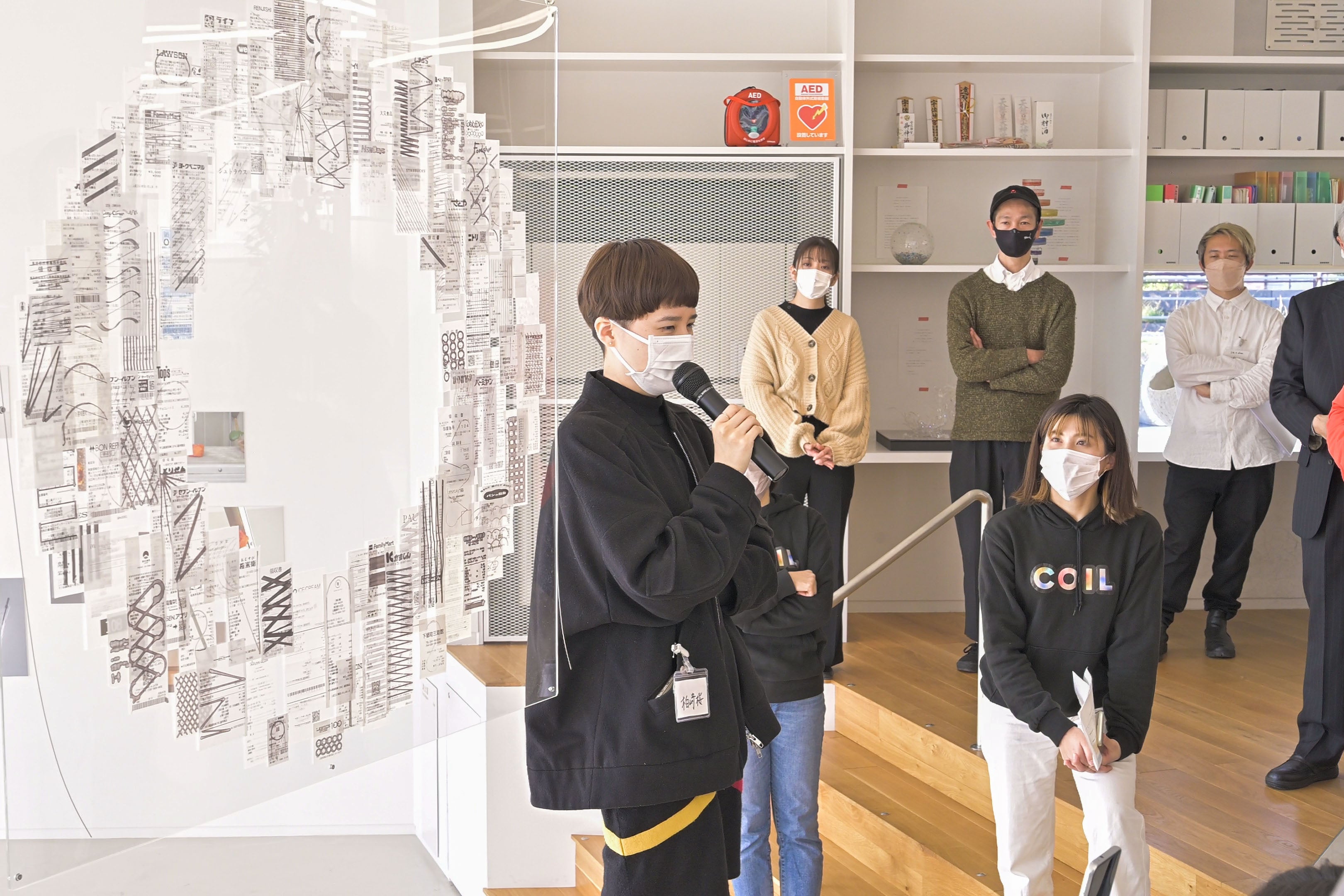 柏﨑桜さんプレゼンの様子